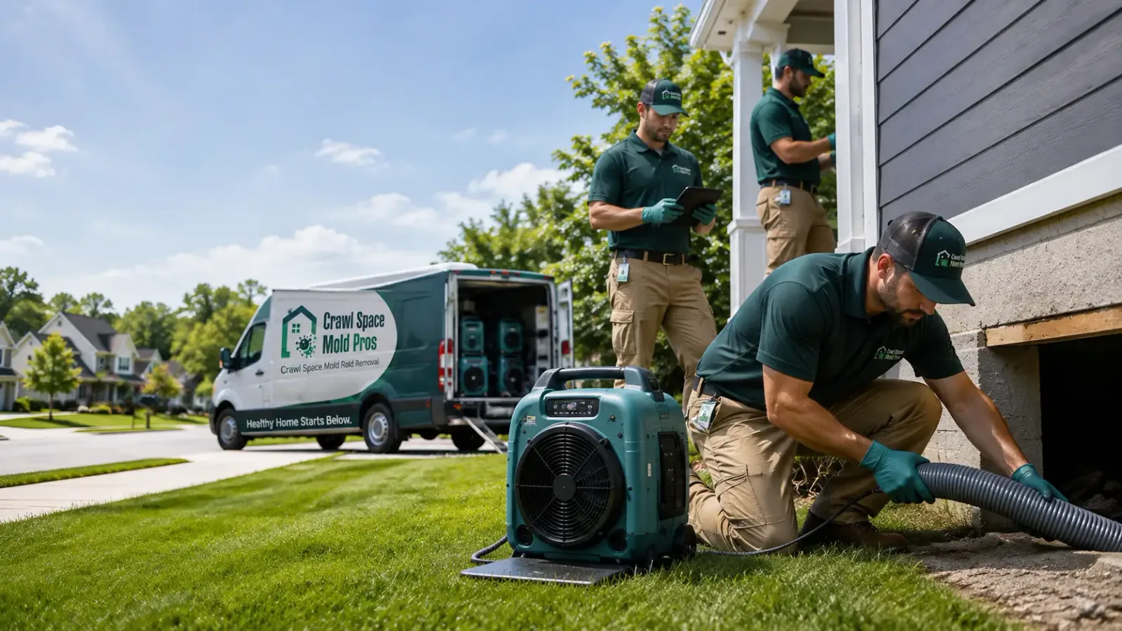 Crawl Space Mold Removal in Denmark, WI